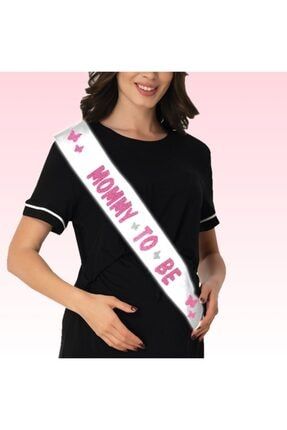 big party mom to be beyaz dantelli