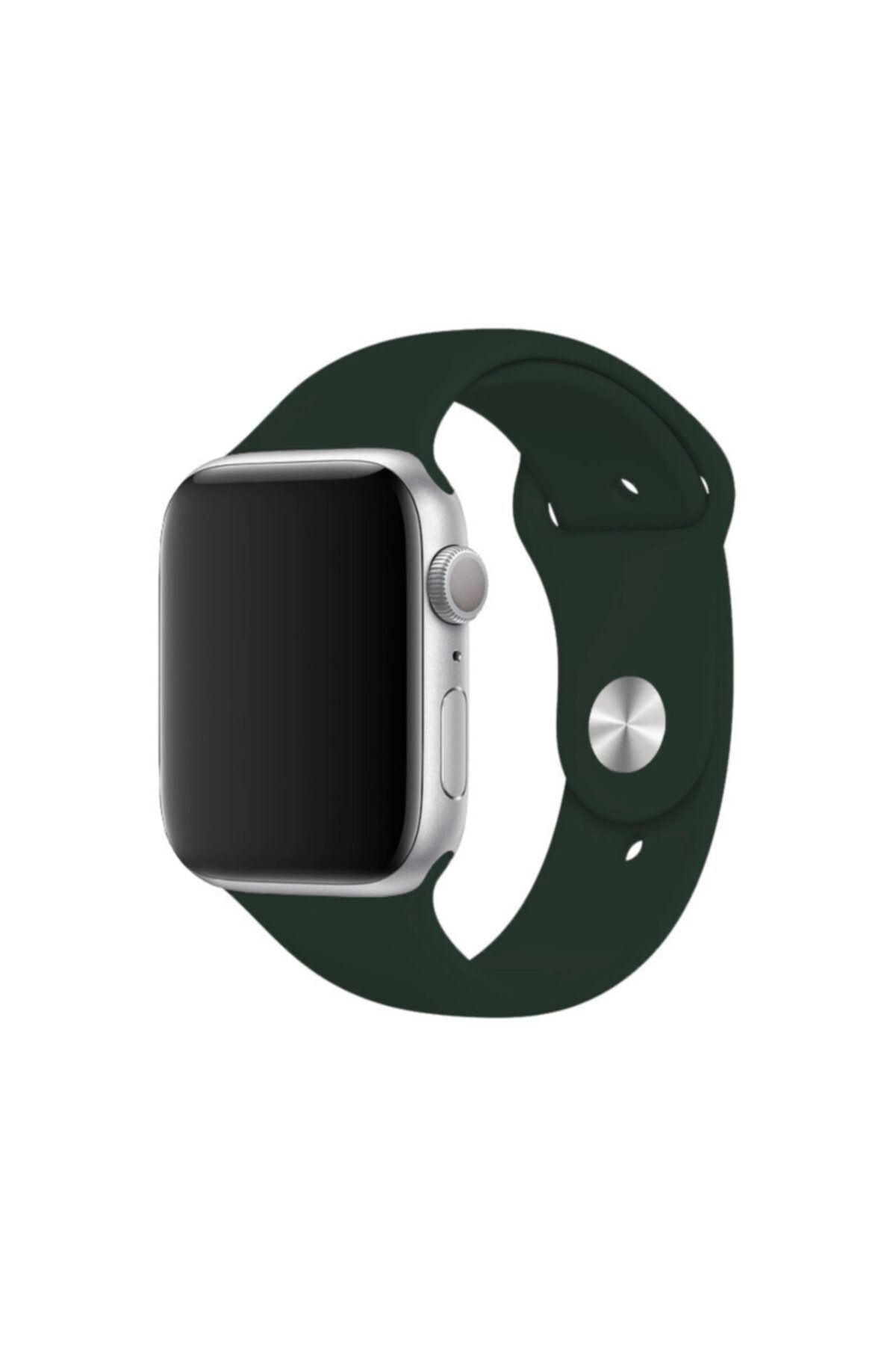 Fuchsia Dark Green Sport Band Compatible with Apple Watch in 42