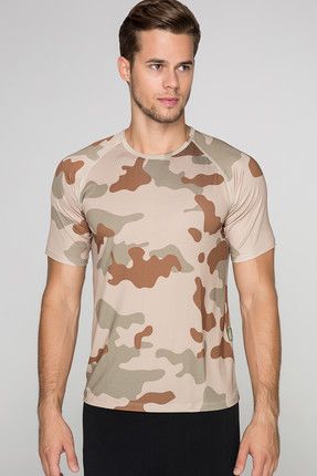 Dijital Kahve Erkek Army Micro T-shirt HZT18025 TF-HZT18025