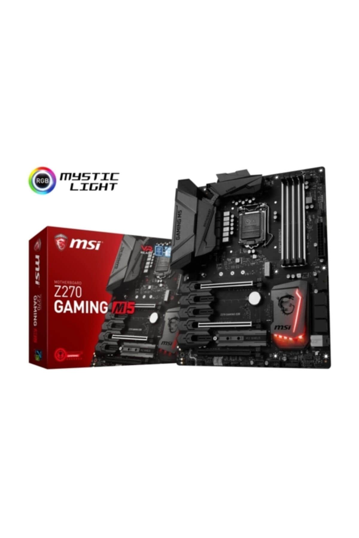 MSI Z270 GAMING M5 DDR4 3800MHz OC HDMI DP M.2 U2 USB3.1 RGB ATX 1151p Elektronik