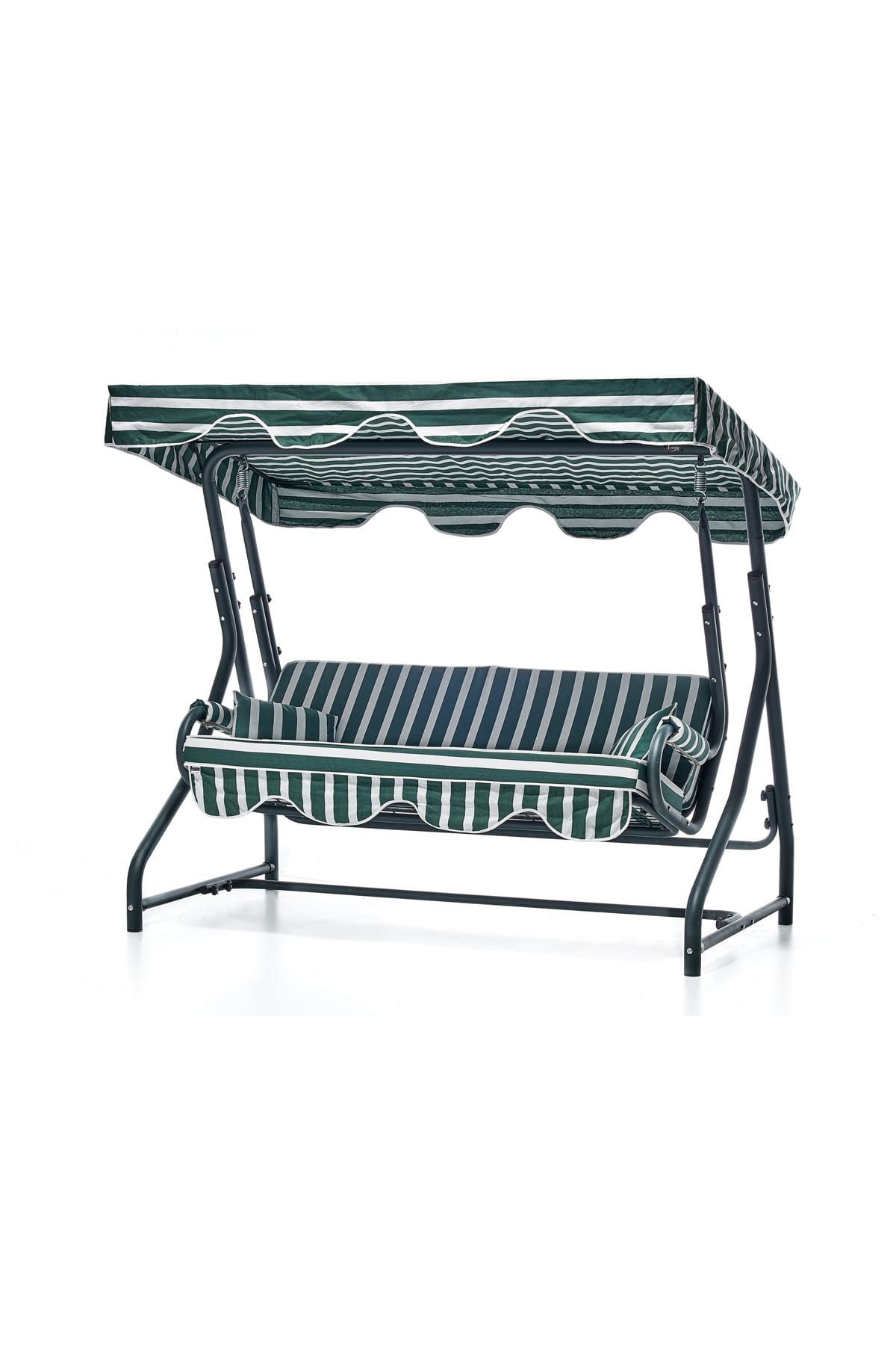 Erinöz Bahçe Balkon Teras Salıncağı 3 Kişilik, 200 cm, Ø51�lik