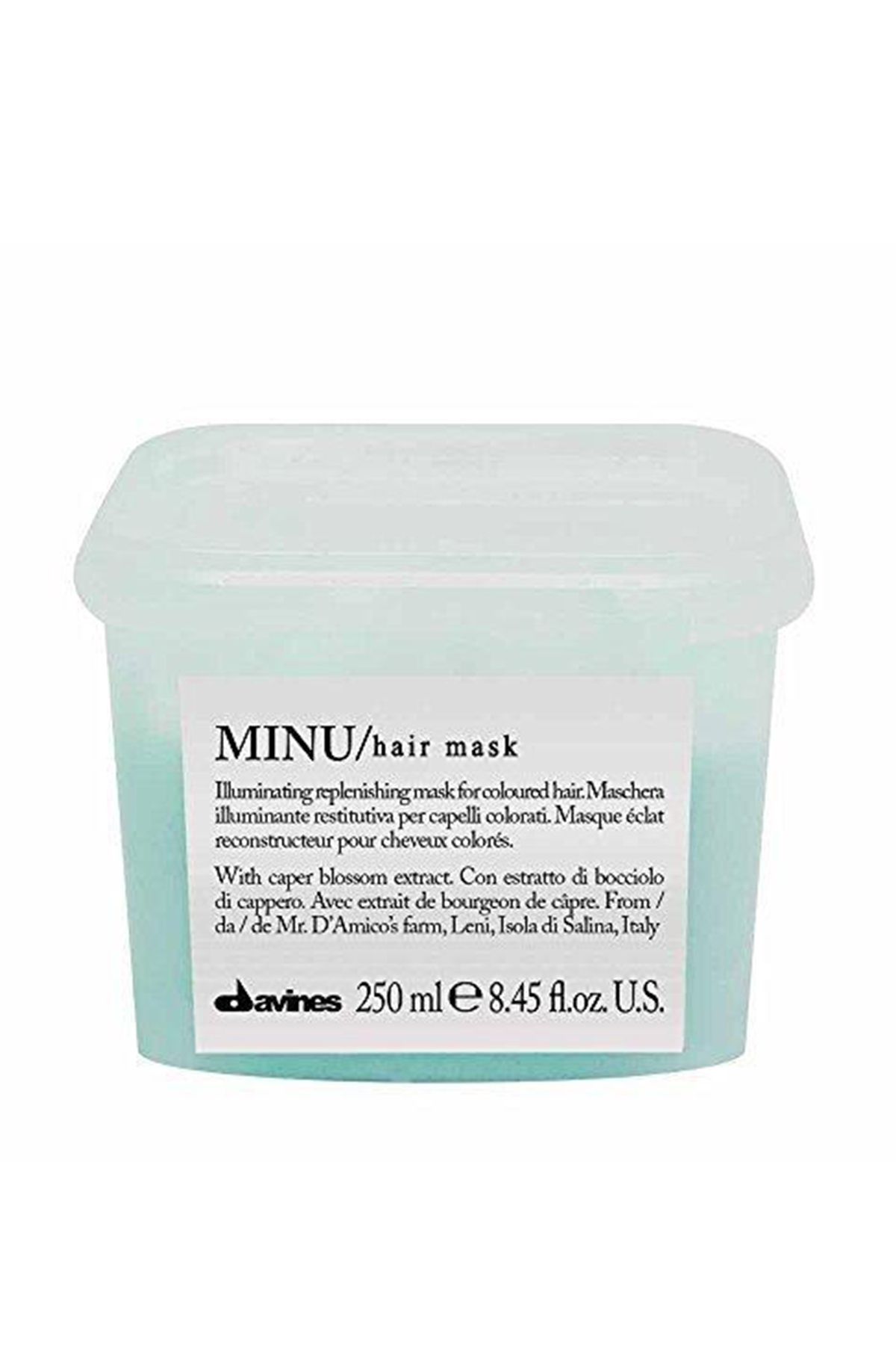 Davines-Hair Mask for Dyed Hair - Minu Hair Mask 250 ml8004608242635 1