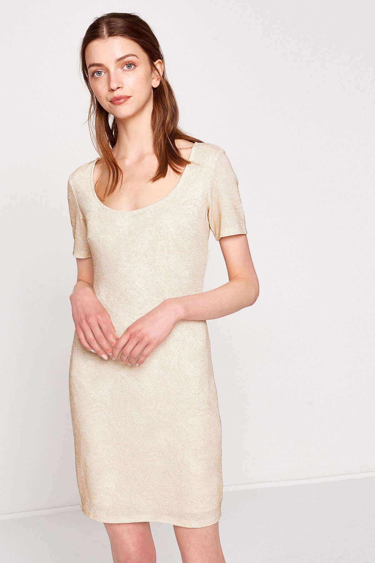 Koton Abendkleid & Abschlusskleid Gold Bodycon Fast ausverkauft