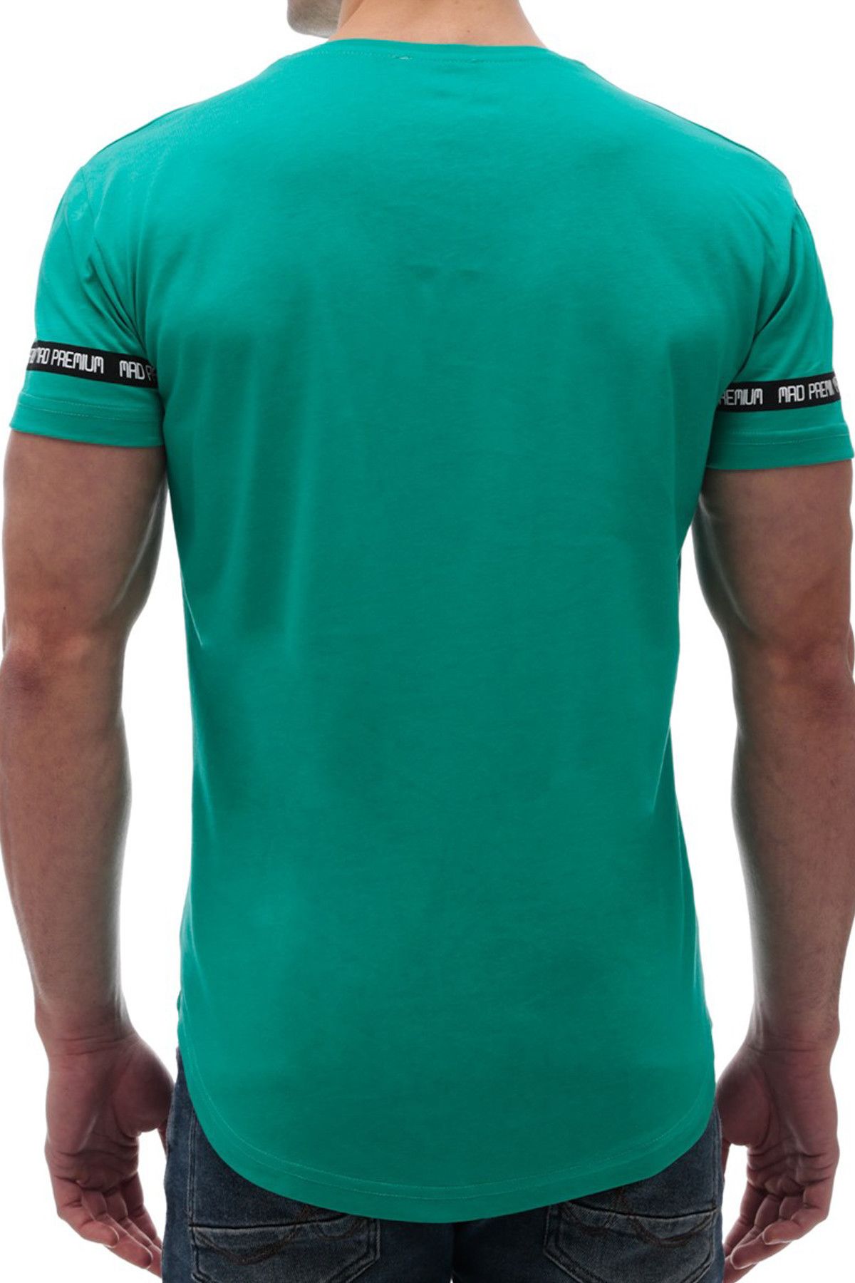 Madmext T-Shirt Blau Regular Fit Fast ausverkauft FN7996