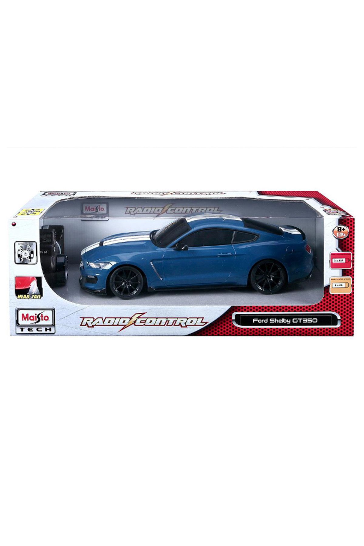 Maisto Tech Lacivert Maisto Ford Shelby Gt 350 1:14 Uzaktan Kumandalı Araba ZO9818