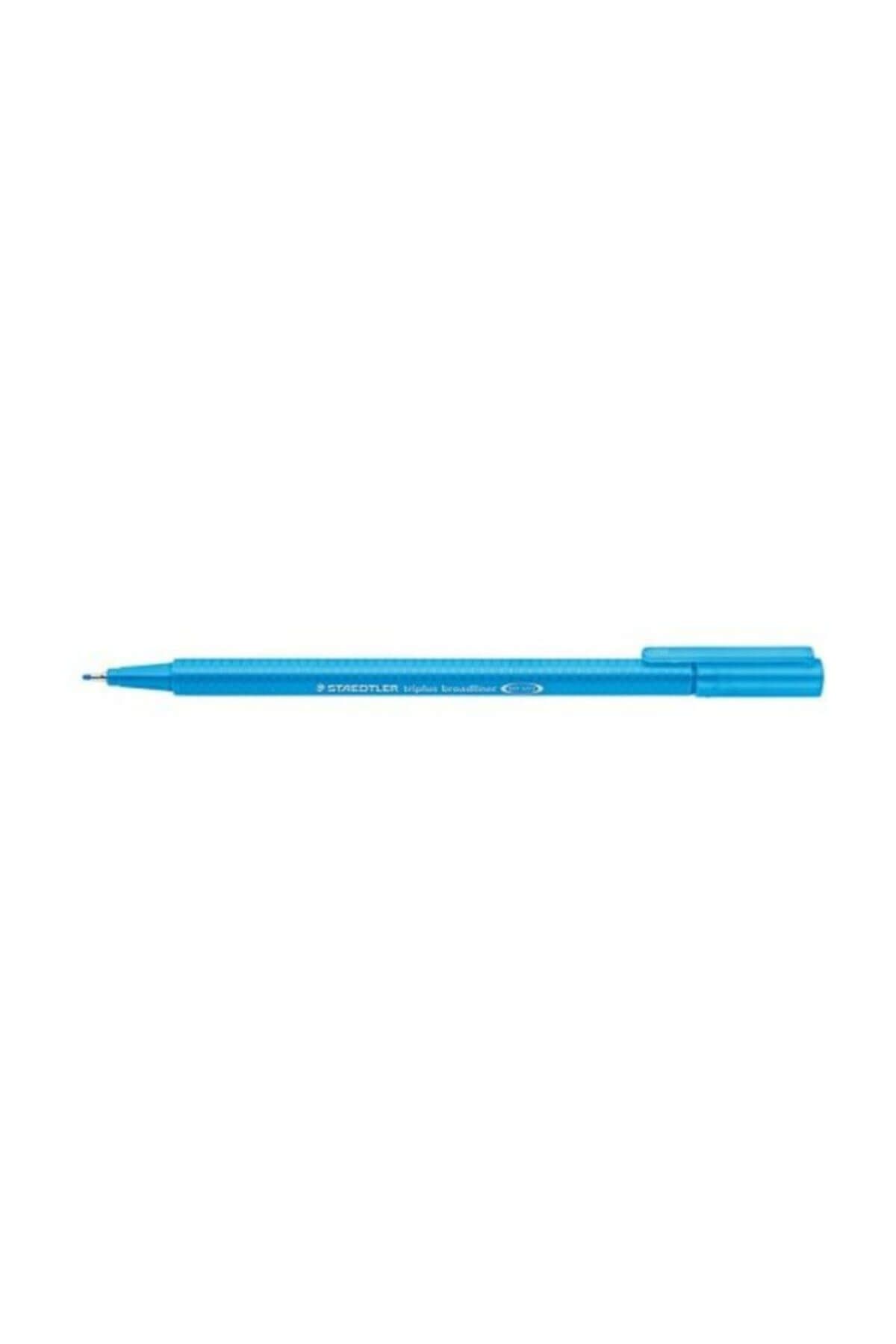 Staedtler-Triplus Broadliner 0.8mm 30 Light Blue Pen 1