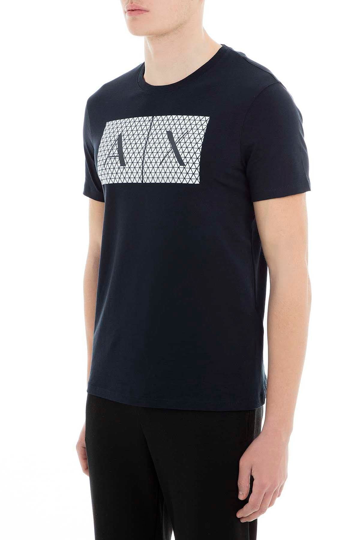 Armani Exchange-Ανδρικό μπλουζάκι Navy 8Nztckz8H4Z 1510 3