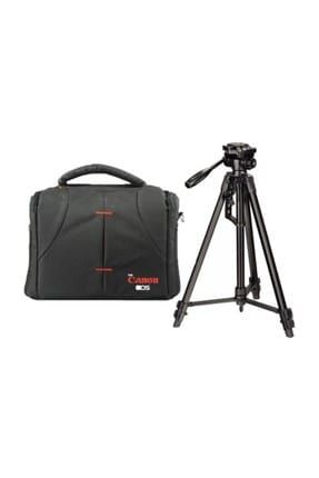 Canon 550D Fotoğraf Makinesi İçin 170cm Tripod + Set Çanta SET7