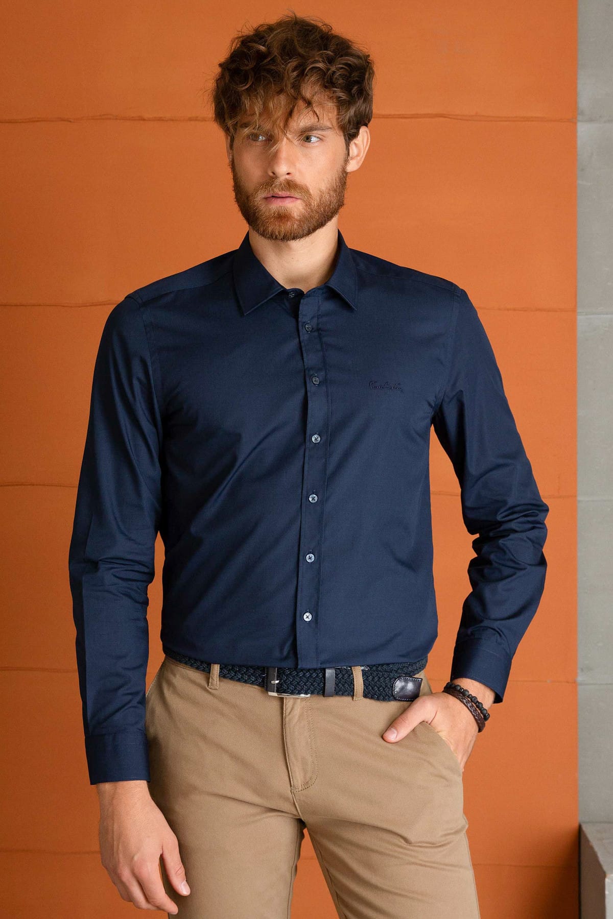 پیراهن مردانه G021GL004.000.701013 پیر کاردین پیراهن Pierre Cardin