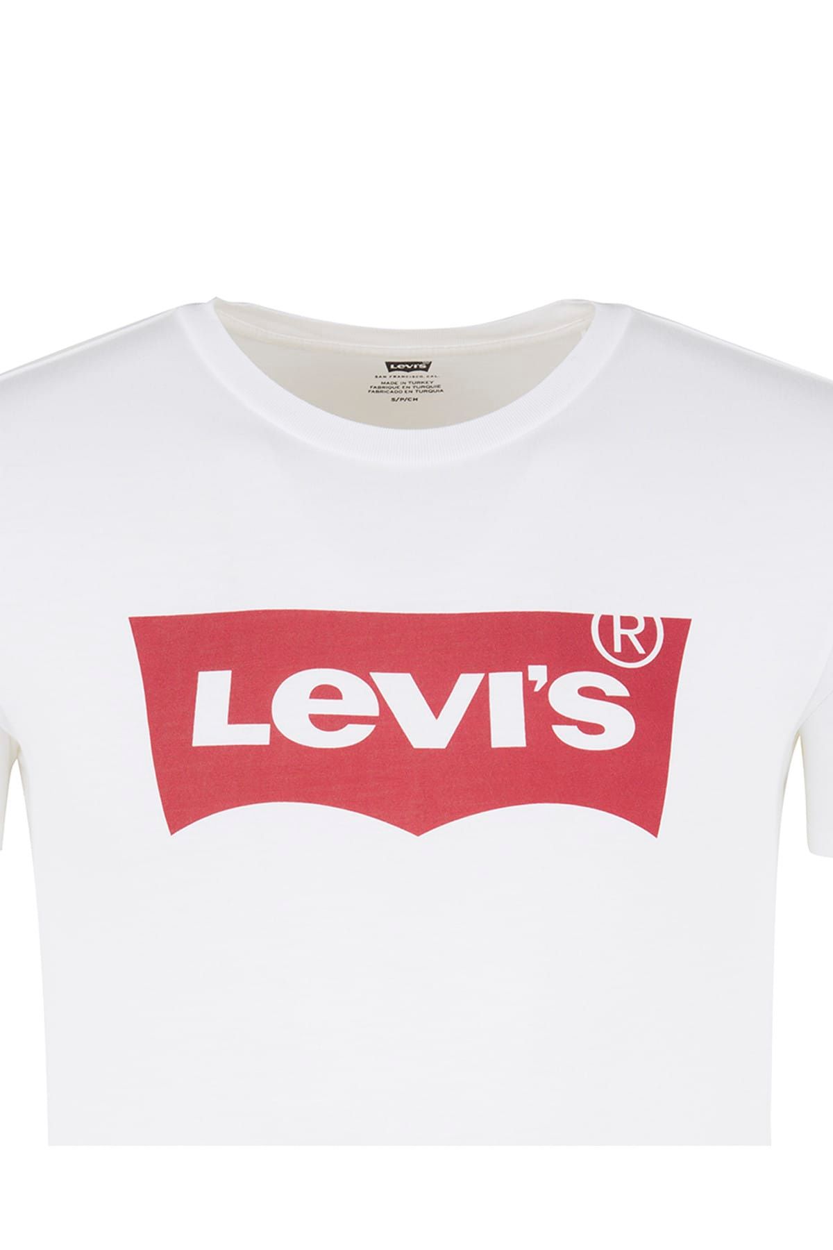 تی شرت سفید مردانه 17783 0140 Levi's