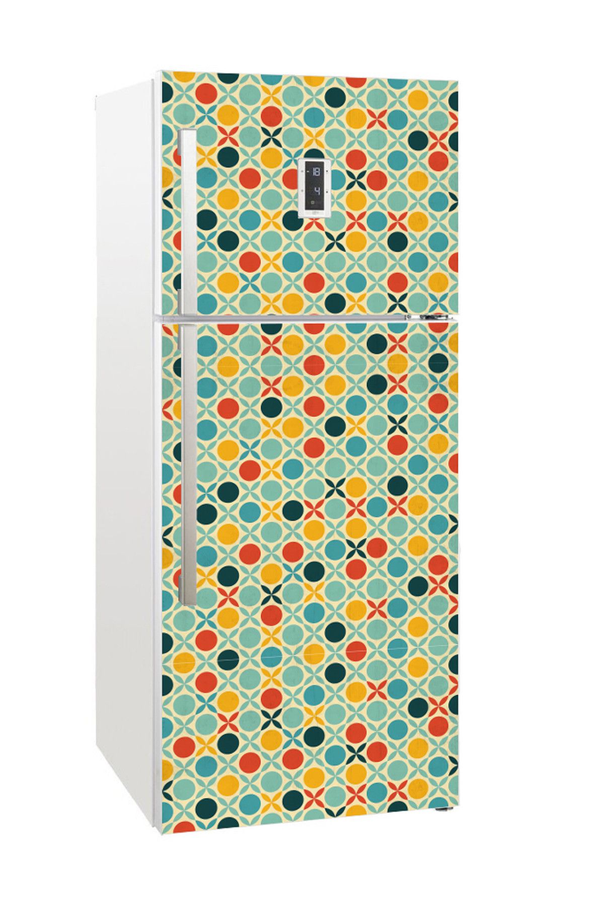 Tilki Dünyası-Refrigerator Door Covering Sticker 0079 BUZS000079 1