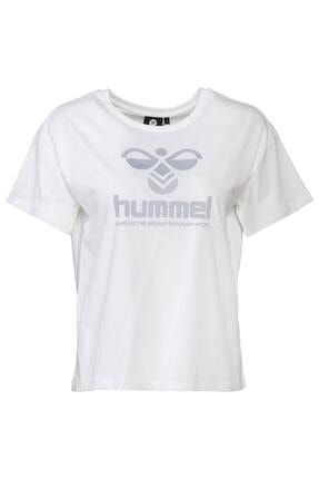 HMLVODER Beyaz Kadın T-Shirt 101085892 911372-9003