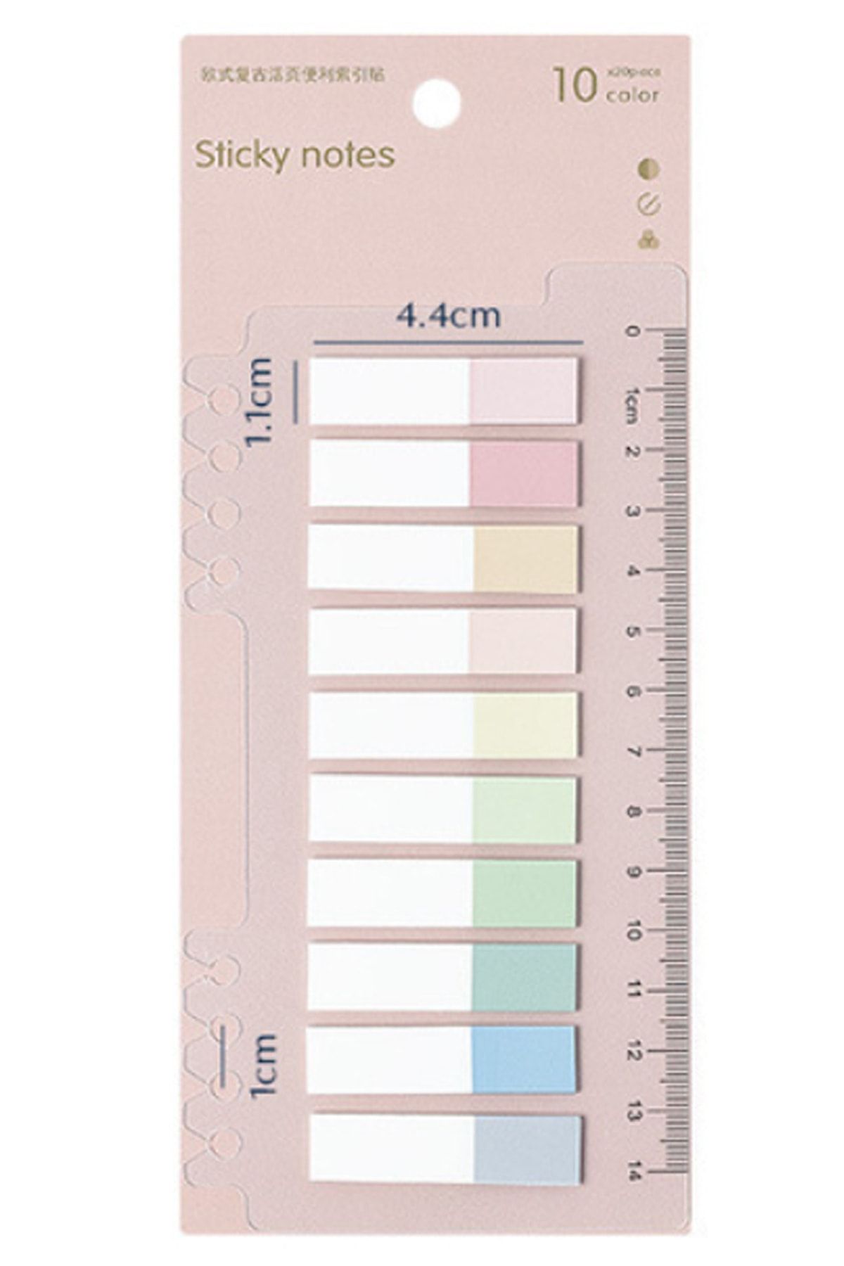 Vox Art-Post-It 3 Model Adhesive Index Bookmark - 600Pcs 2