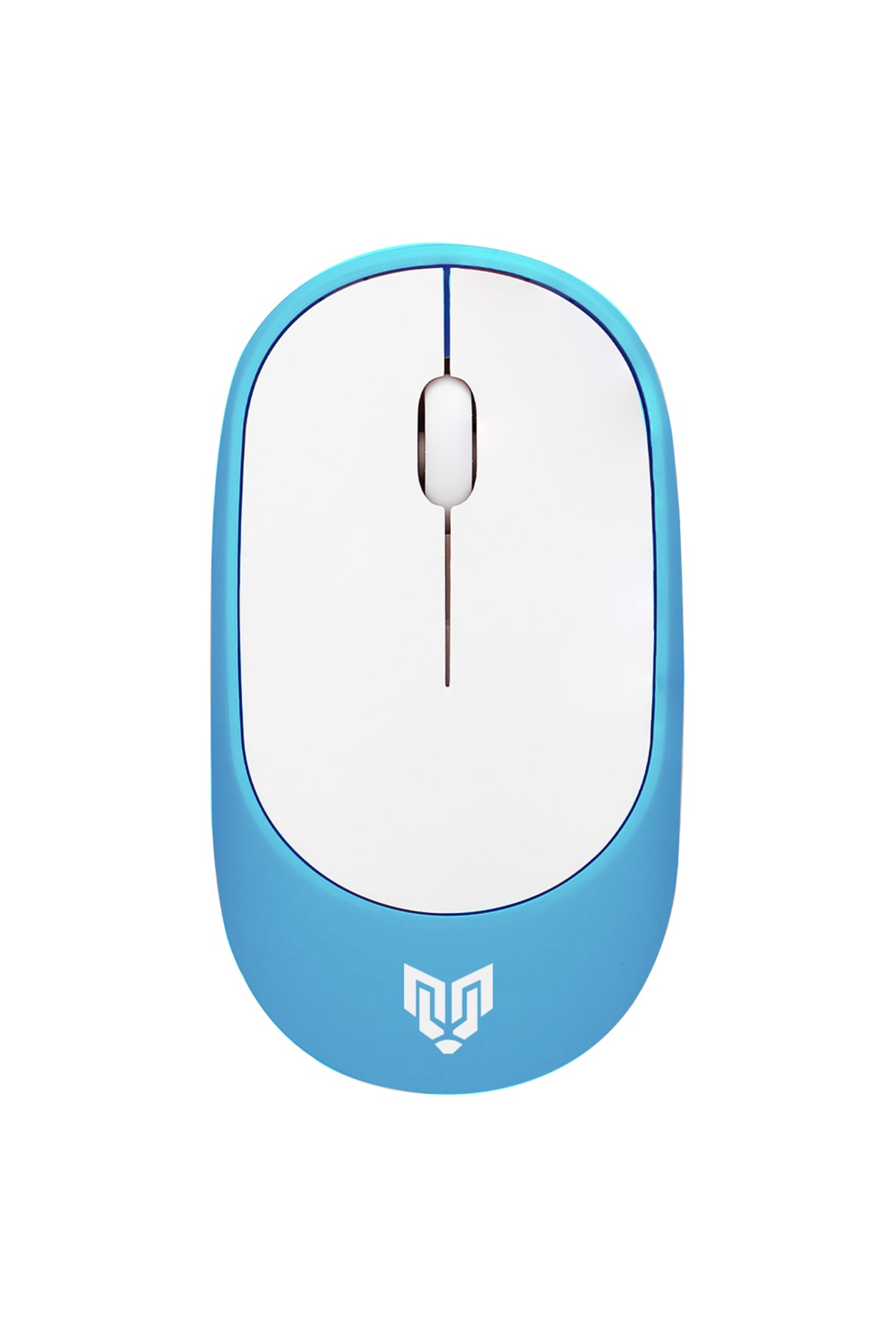 W314 2.4 Ghz Wireless Kablosuz Sessiz Mouse Ofis Mavi 3 Tuşlu 2