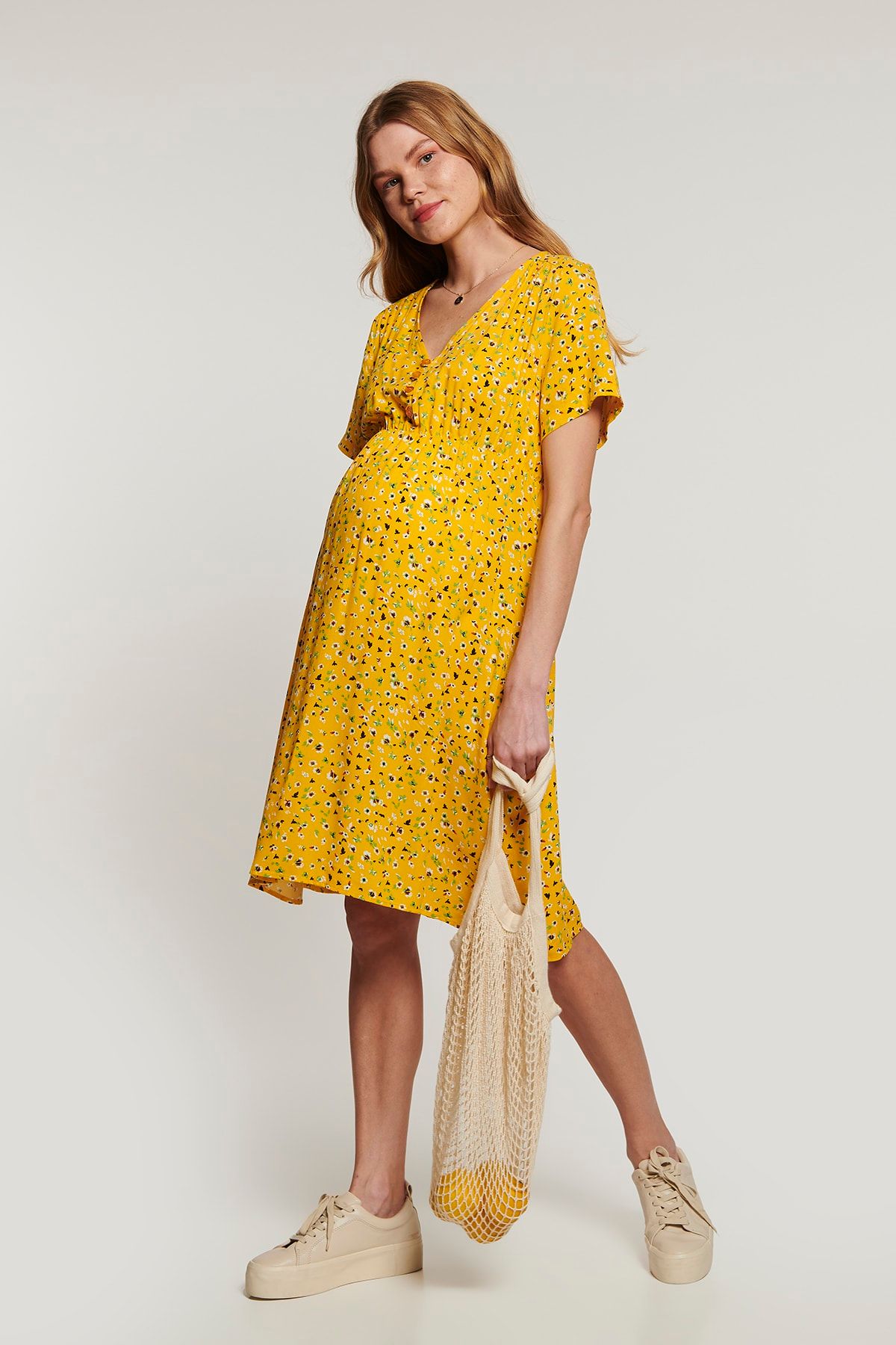LYN MAMA-Rochie Daisy - Galben 3