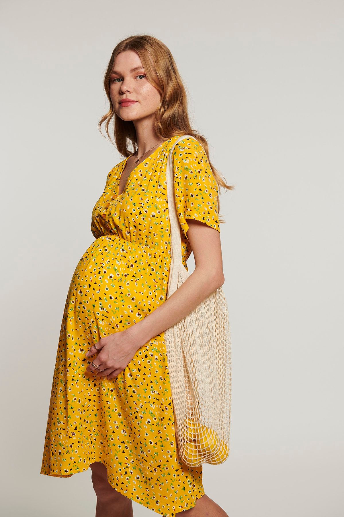 LYN MAMA-Rochie Daisy - Galben 6