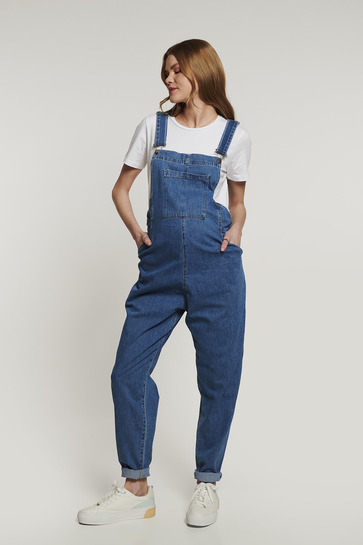 Lyn Mama Johana Hamile Kot Salopet fotoğrafı 3 (önizleme)