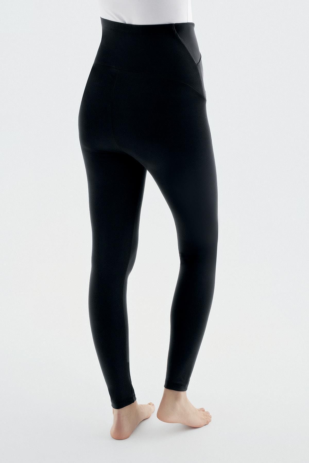 Artış-Magas derekú kismama leggings keresztezett derékrésszel 4