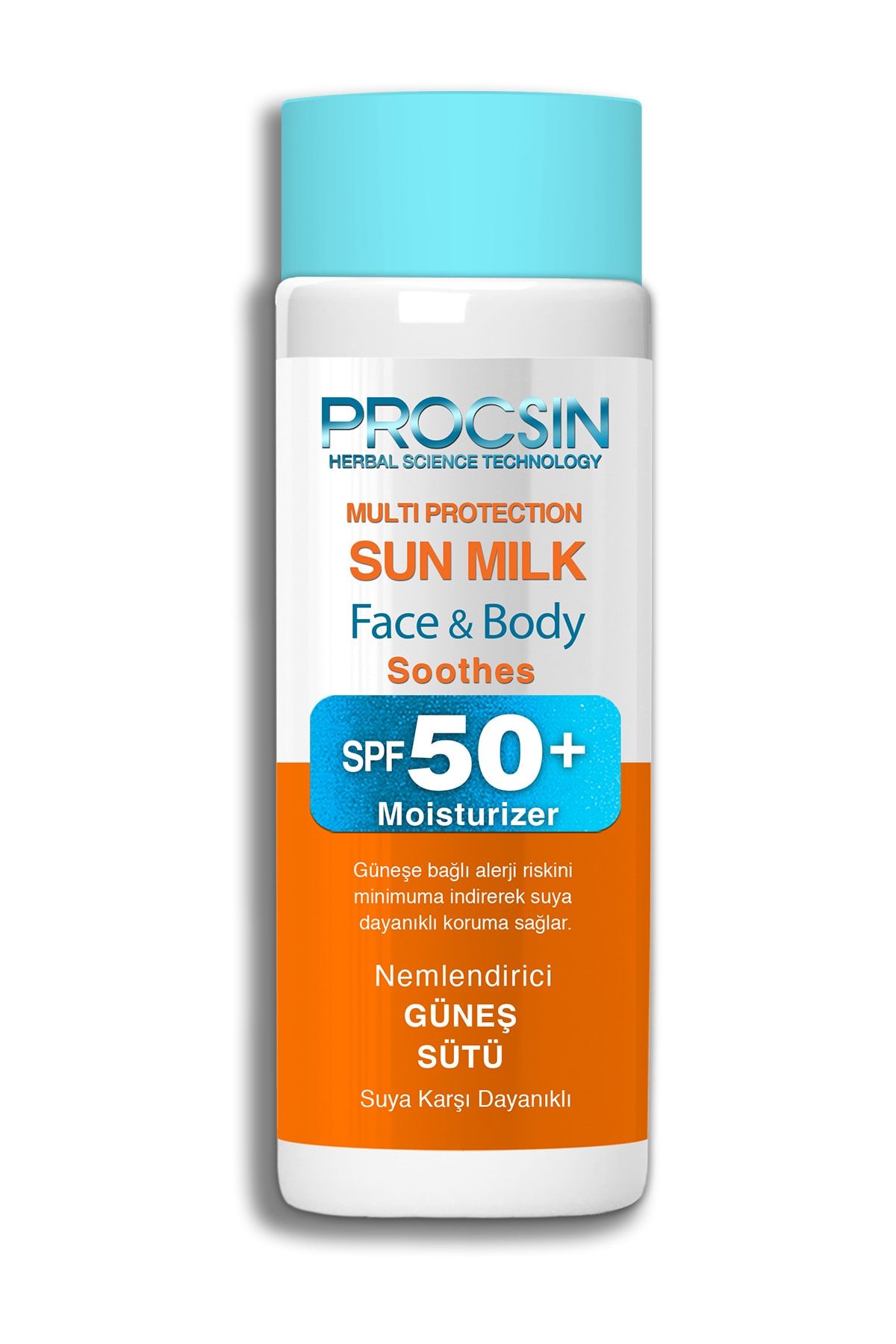PROCSIN کرم شیر ضد آفتاب SPF50+ مرطوب کننده قوی با محافظ بالا 100 میل