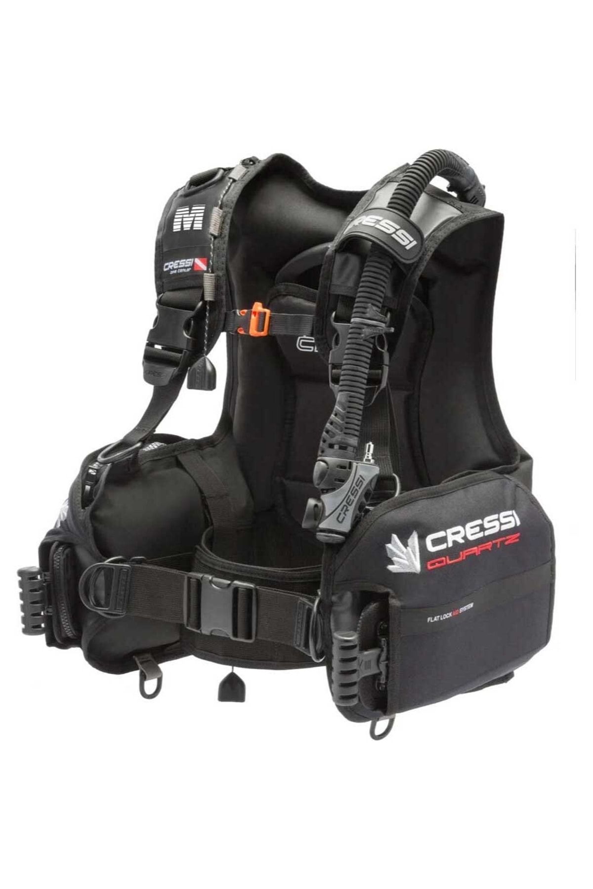 لوازم جانبی ماهیگیری قهوهای کوارتز BCD جلیقه استاندارد L cressi sub