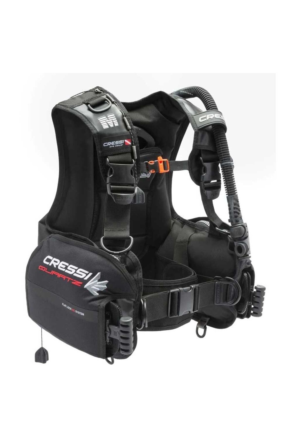 لوازم جانبی ماهیگیری قهوهای کوارتز BCD جلیقه استاندارد L cressi sub