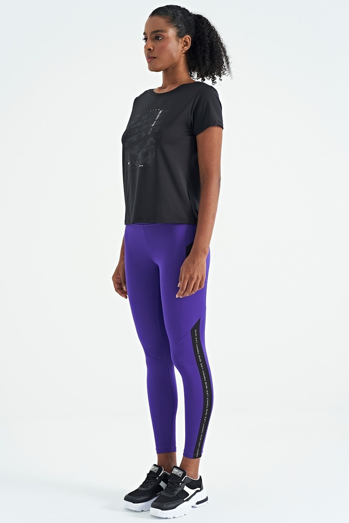 Dark purple tights women's store