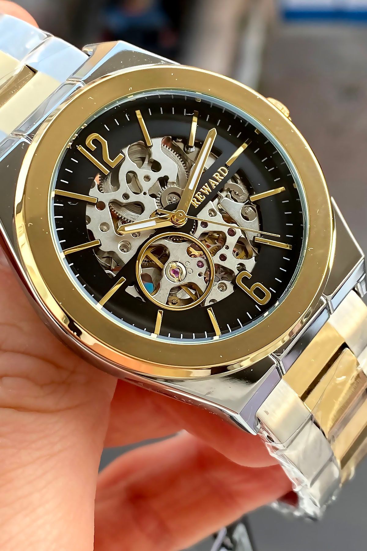 Analog sales watch mechanism