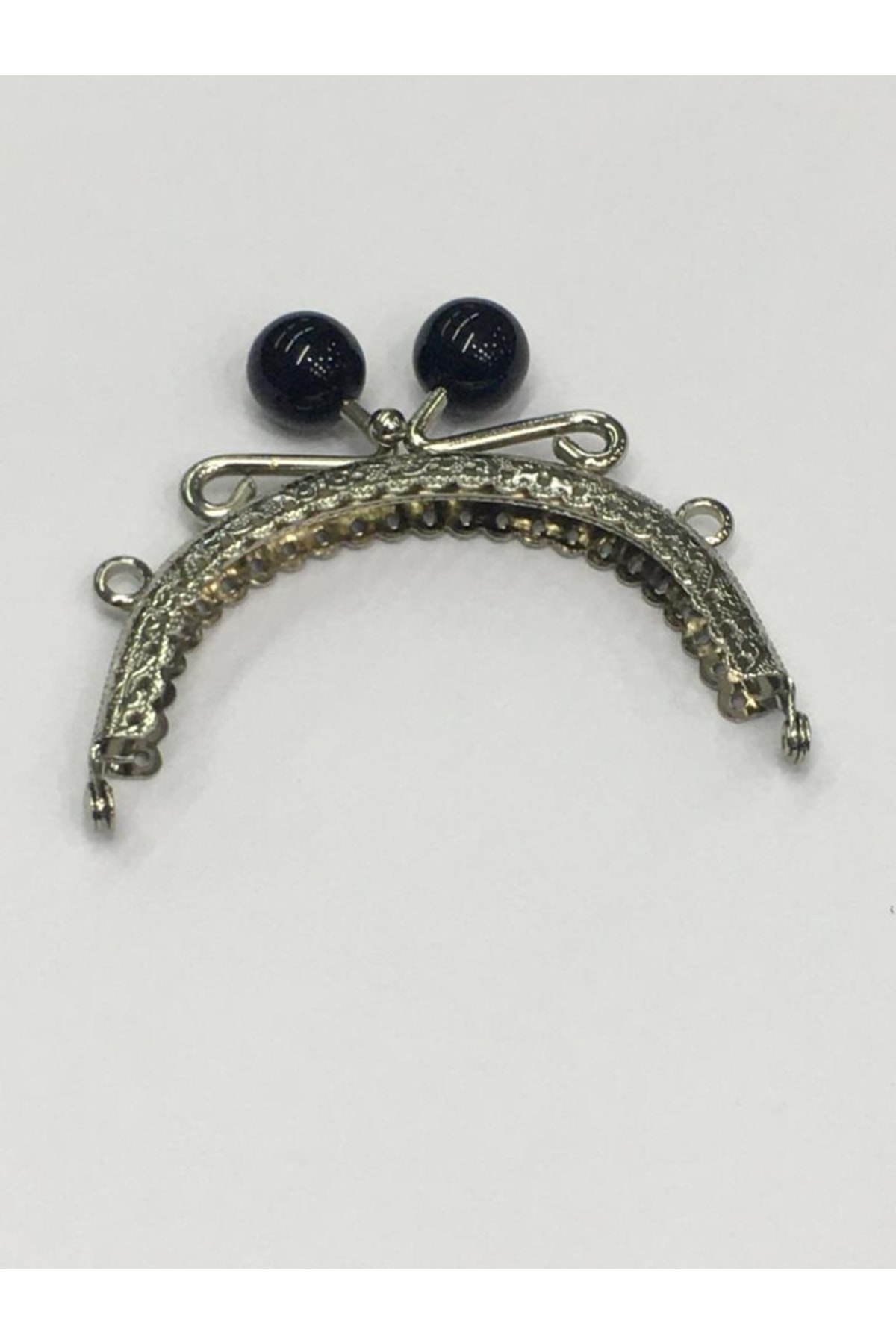 Bag and Wallet Clip Oval 20 Cm Model with Pearls