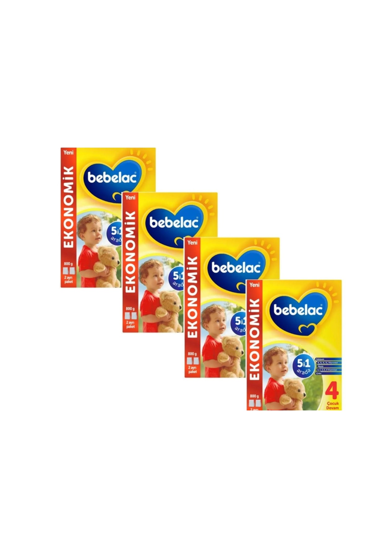 Bebelac 4 800gr 4 Adet Beb 4 800*4