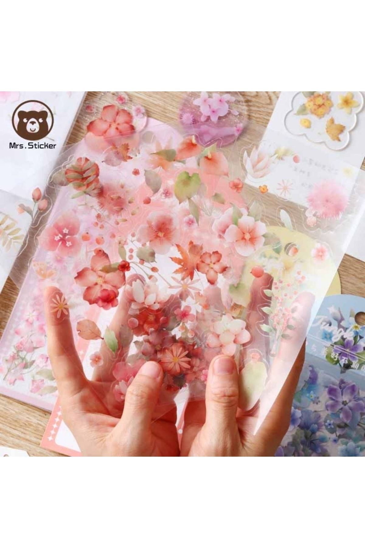 Kpop Dünyasi-Cute Floral Decorative Ornament Sticker 3 3