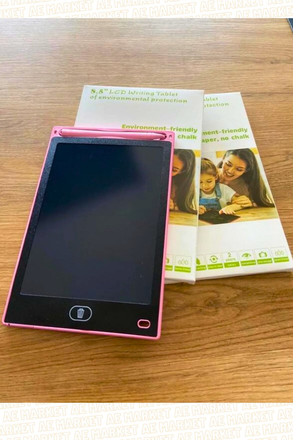 AE Market Grafik Digital Çocuk Yazı Tahtası Çizim Tableti Lcd 8.5 Inc