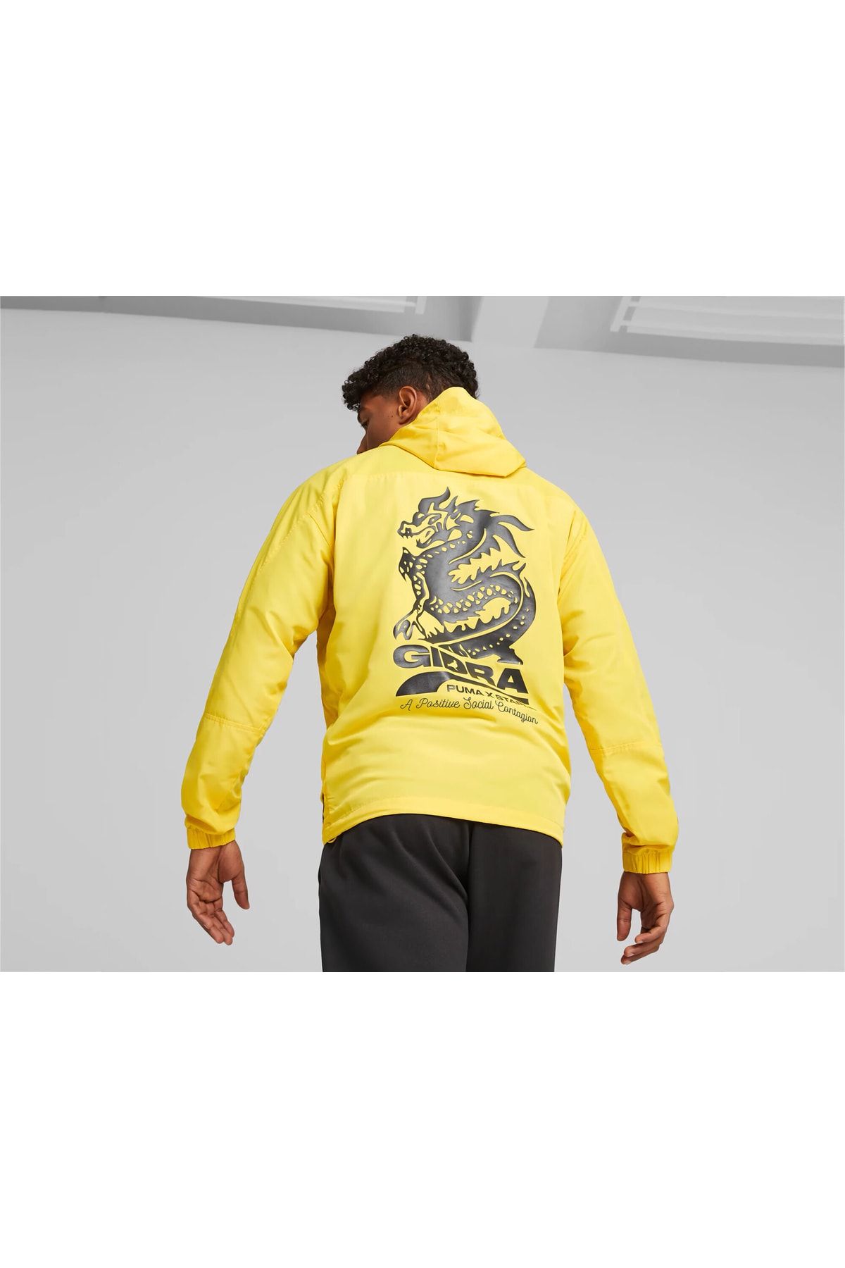 Puma clearance jacket yellow