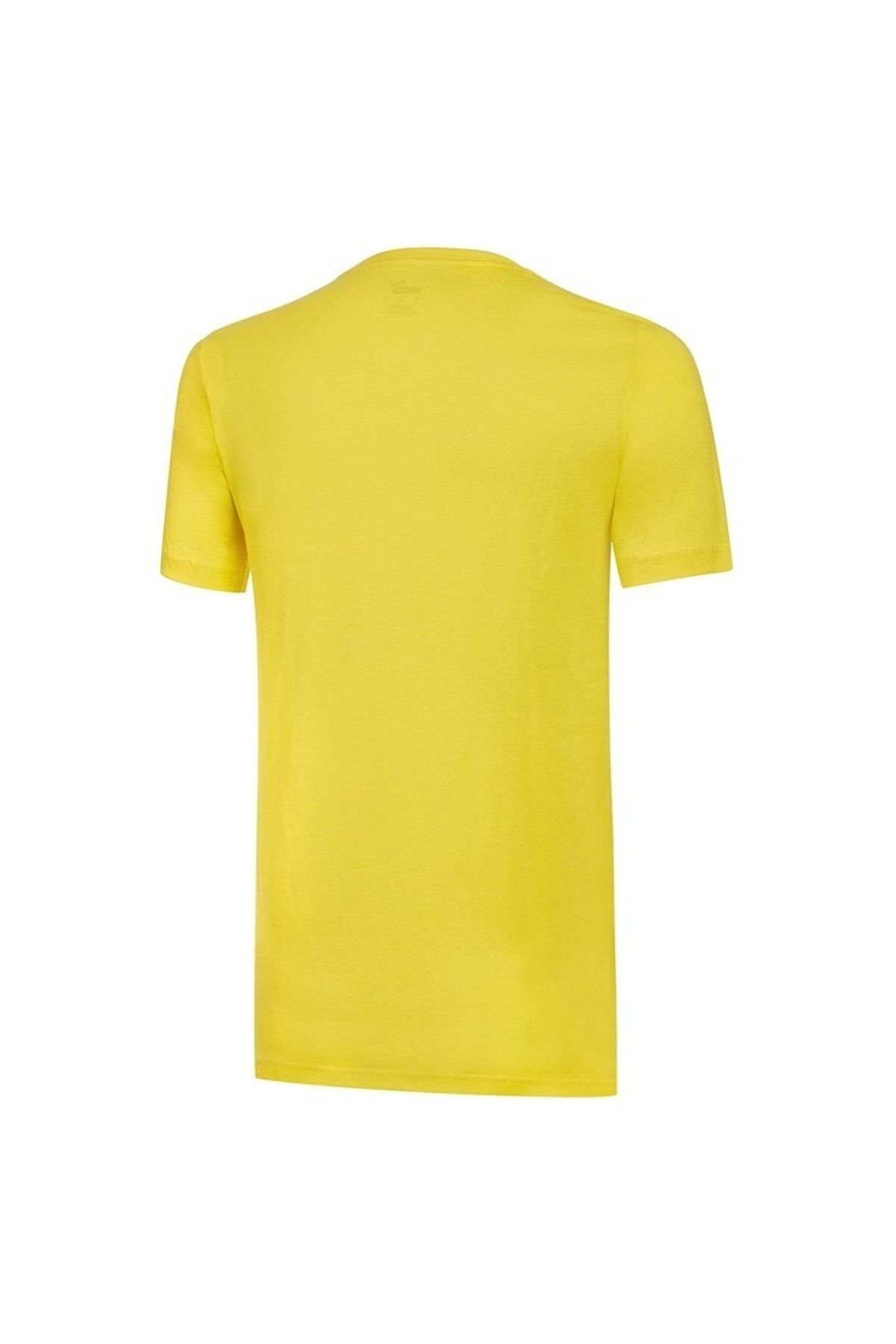 پیراهن فوتبال زرد مردانه CAT TEE T جعبه چوبی Puma