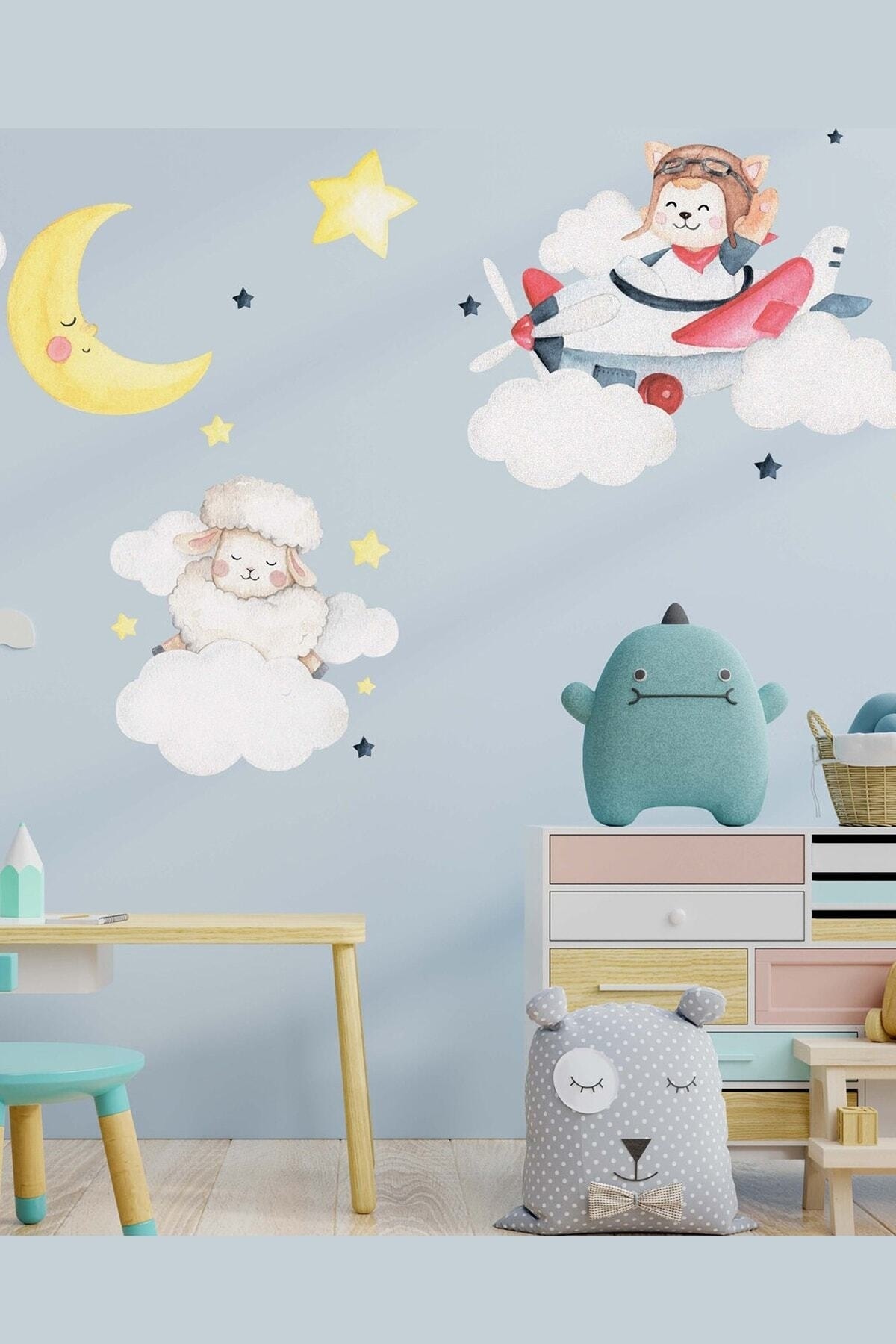 Baby Animals And Aydede Wall Stickers Set