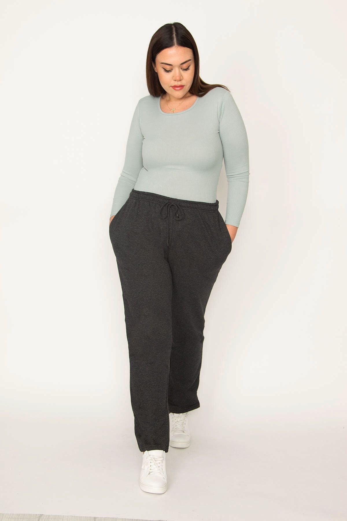 Women's plus size tracksuit bottoms online