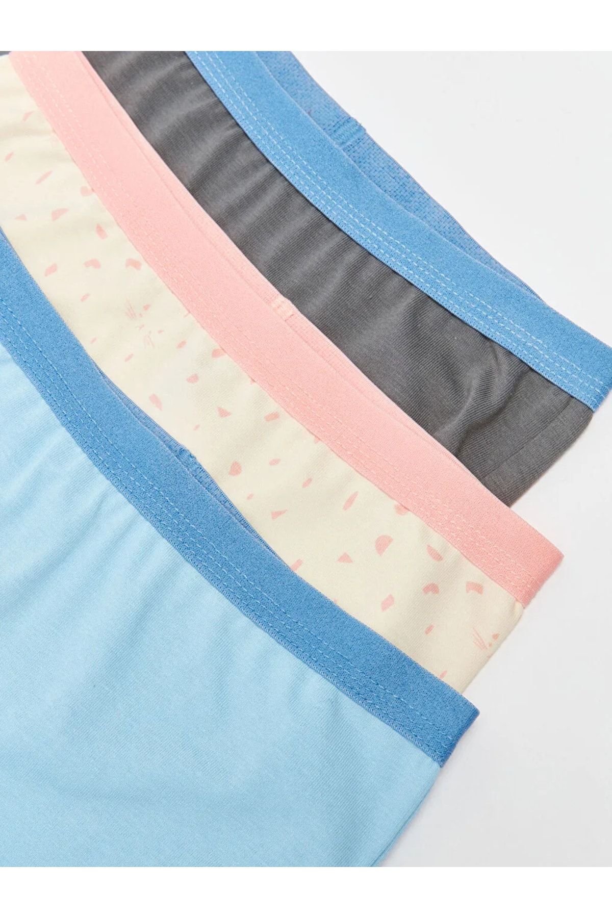 LC Waikiki-Lcw Kids Bedruckte Baumwoll-Boxershorts für Mädchen, 3-teilig 3