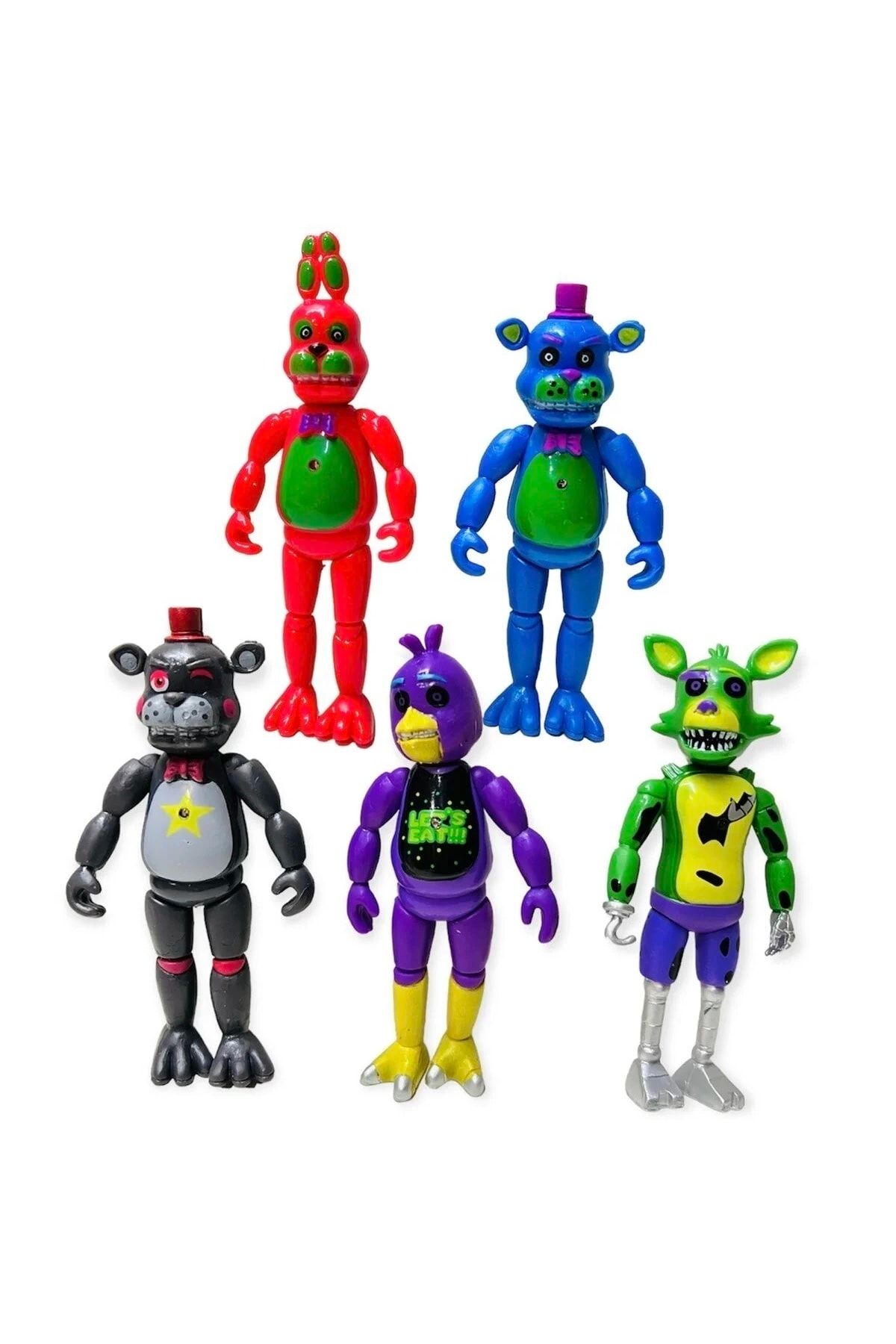 Fnaf blacklight action figures cheap