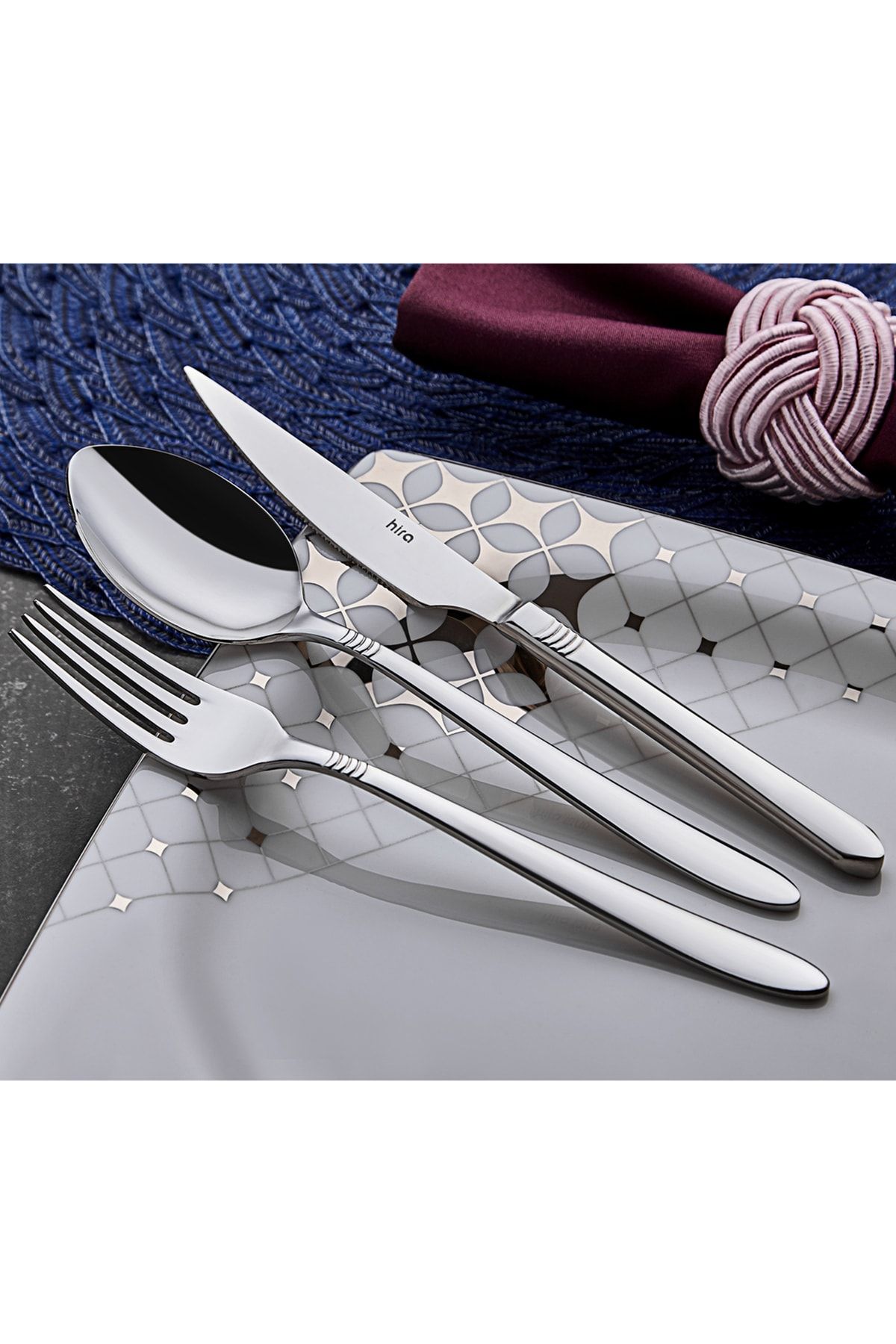 Hira-Rodos 60 Piece Boxed Fork Spoon Knife Set 3