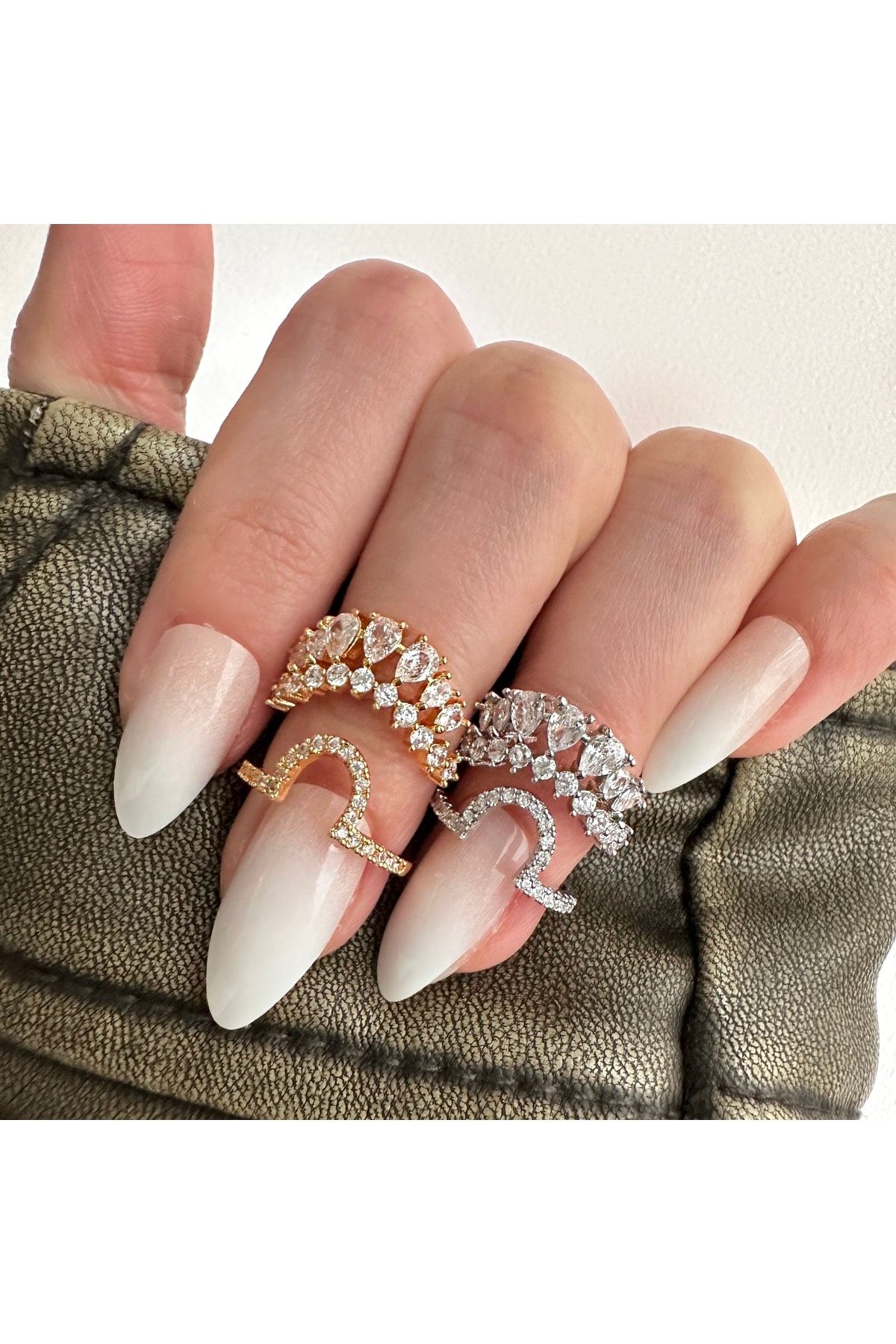 Acrylic hotsell nail rings