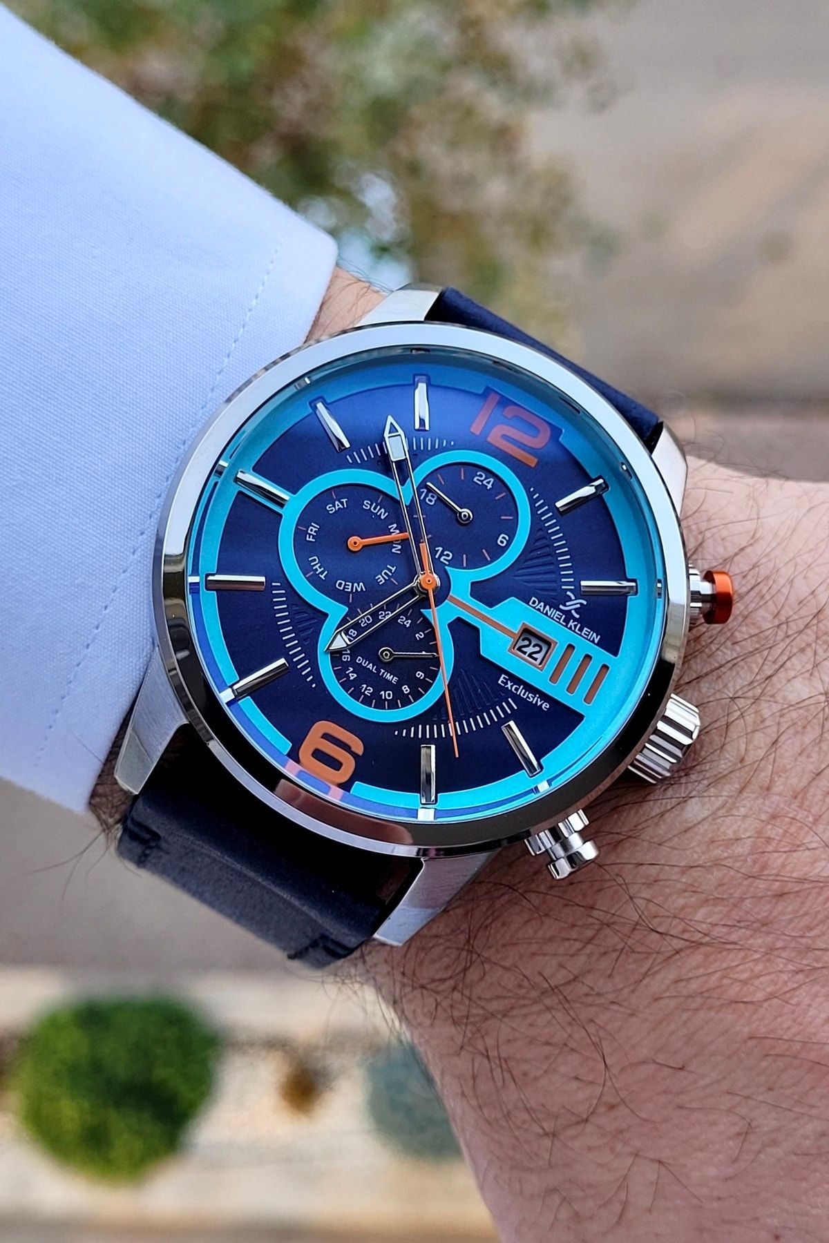 Daniel klein navy blue watch online