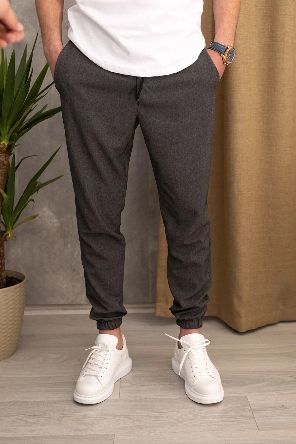 Mens soft clearance jogger pants