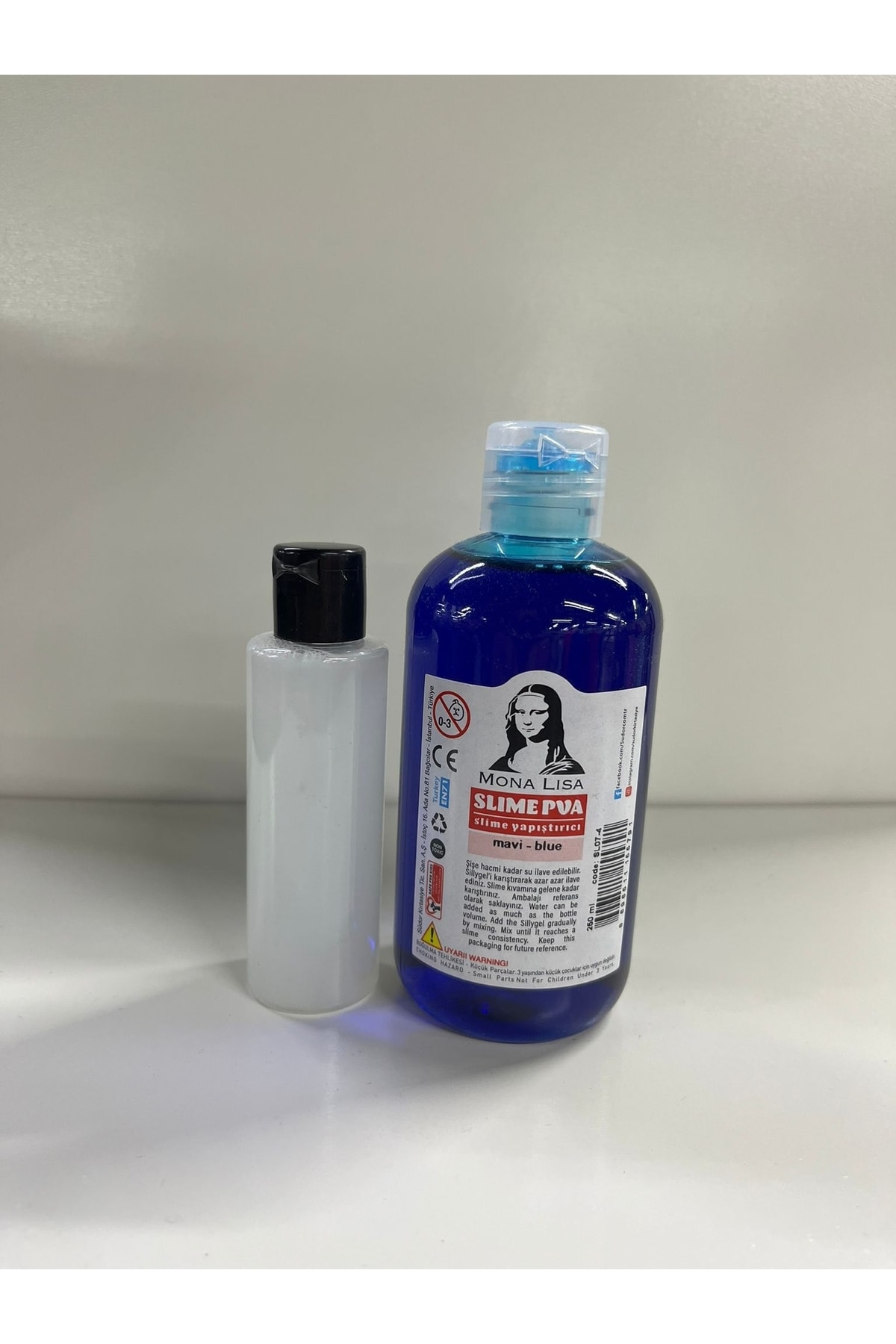 Südor Mona Lisa Slime (slaym) Seti Lacivert Yapıştırıcı(250ml) +