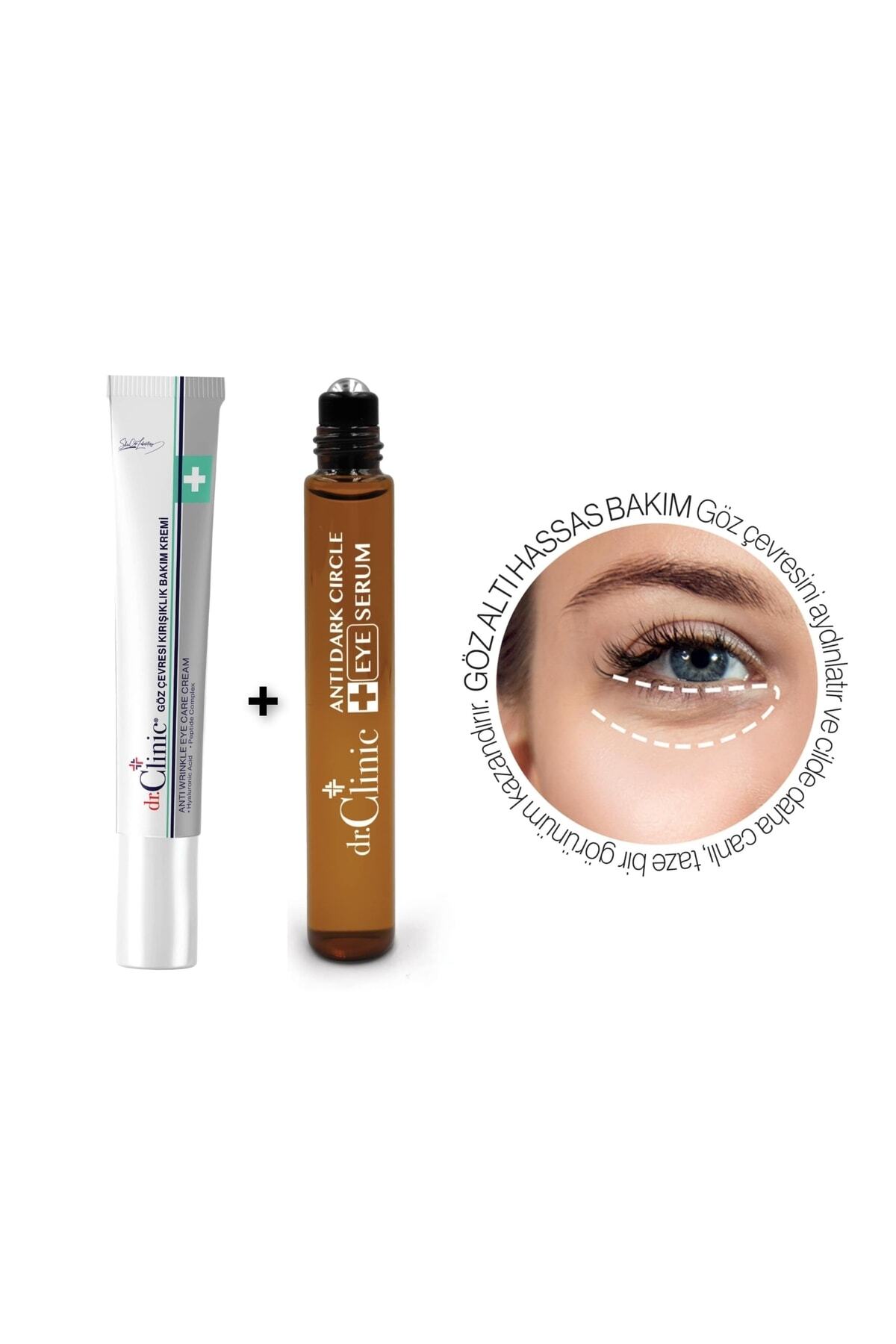 Dr. Clinic Göz Çevresi Bakım Serumu + Göz Çevresi Kırışıklık Bakım Kremi