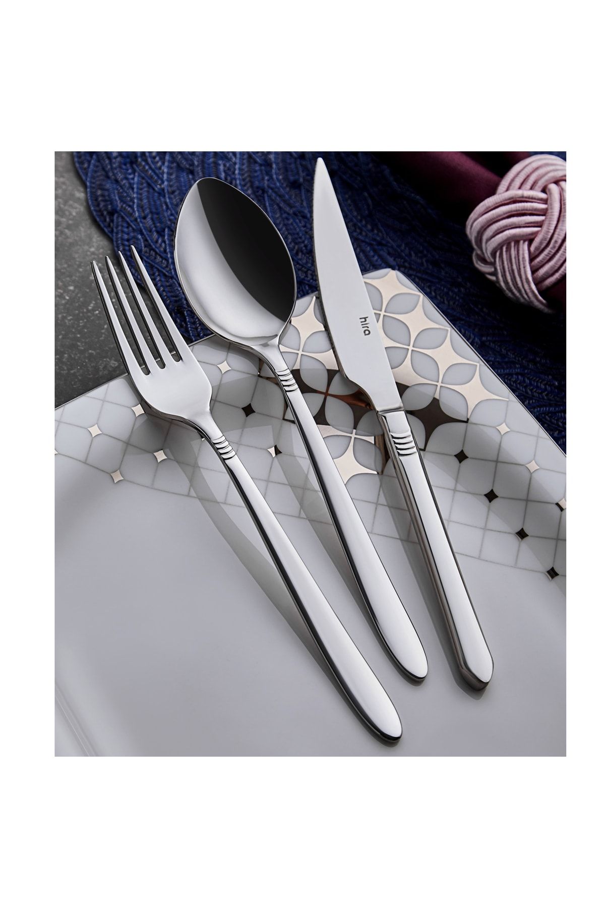 Hira-Rodos 60 Piece Boxed Fork Spoon Knife Set 2