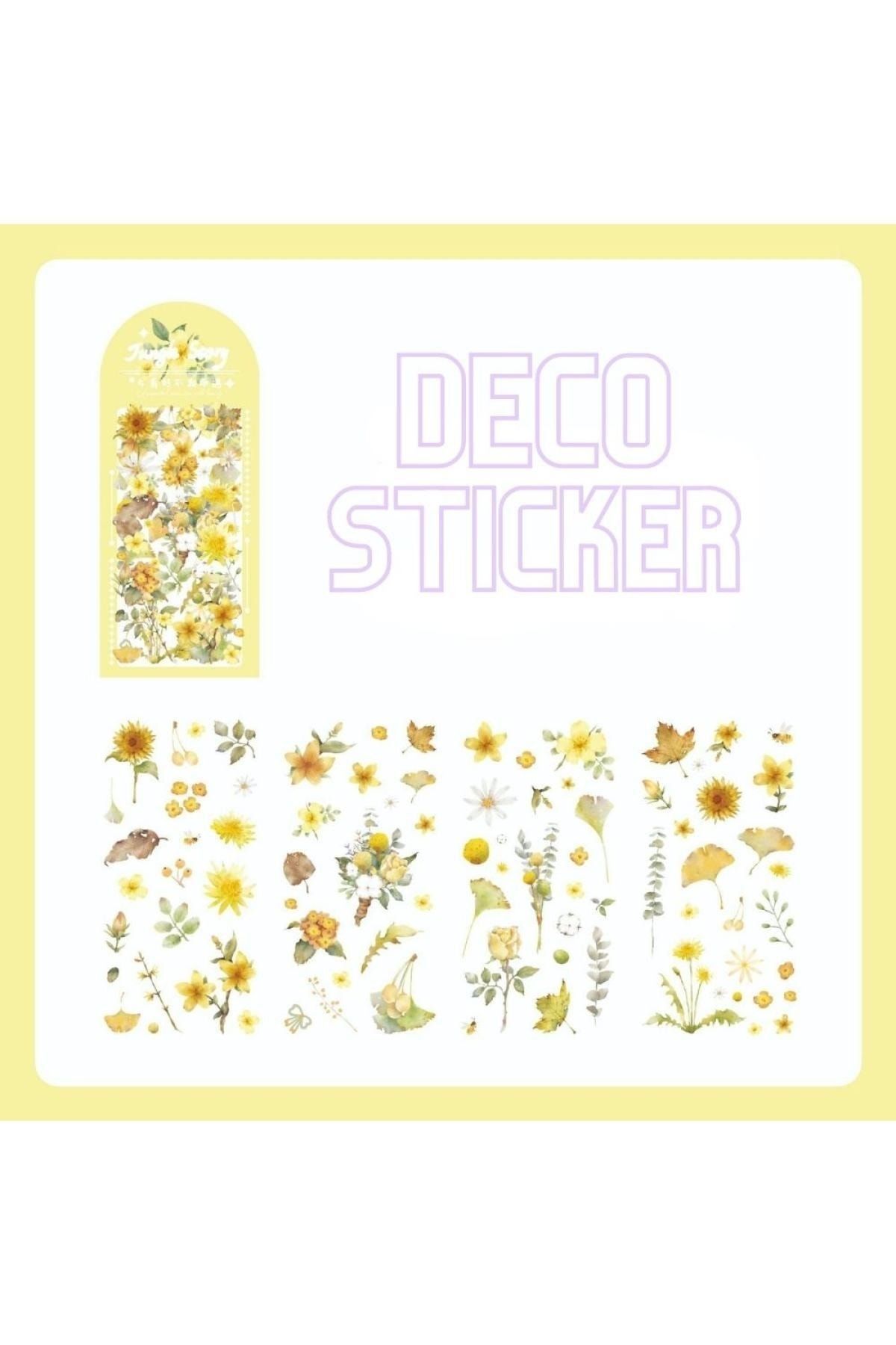 Kpop Dünyasi-Cute Floral Decorative Ornament Sticker 3 1