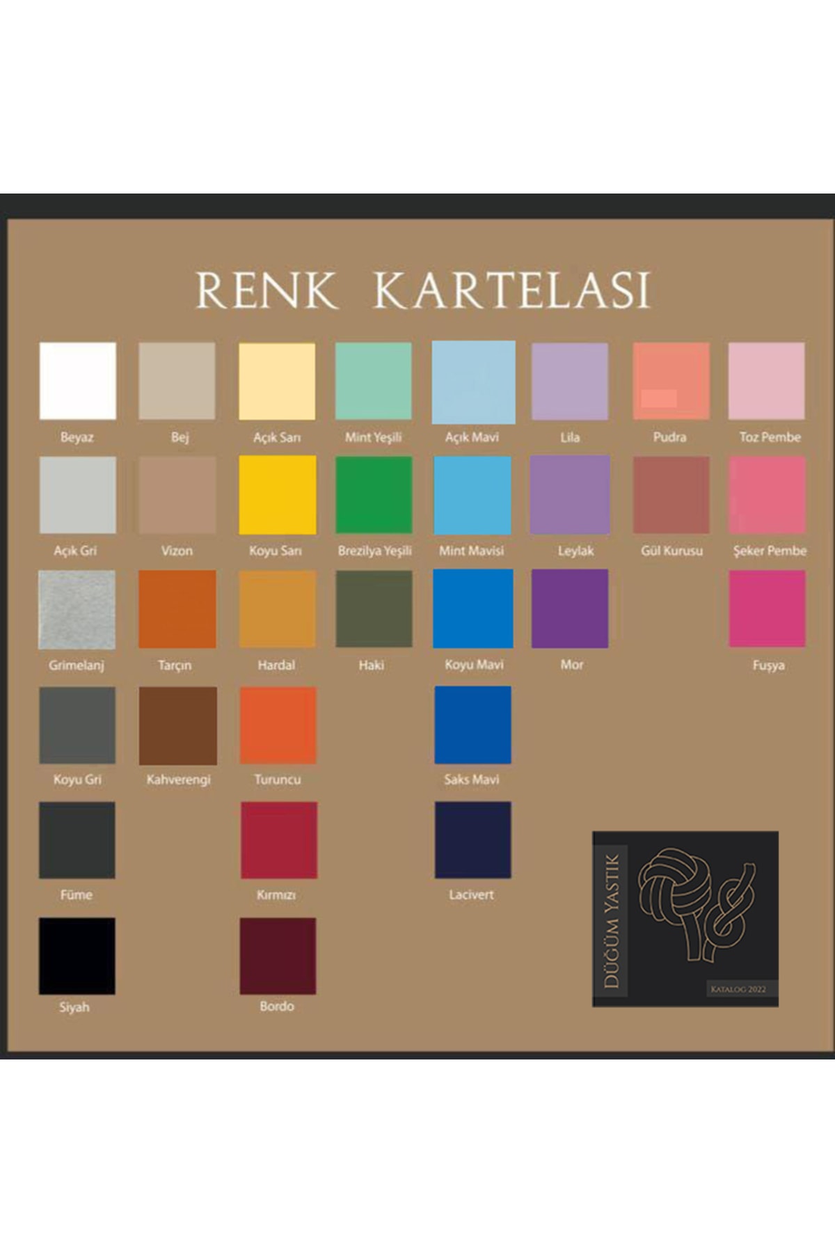 düğüm yastık 540 Cm 4 Örgü Beşik Korumalık- Tarçın fotoğrafı 2 (önizleme)