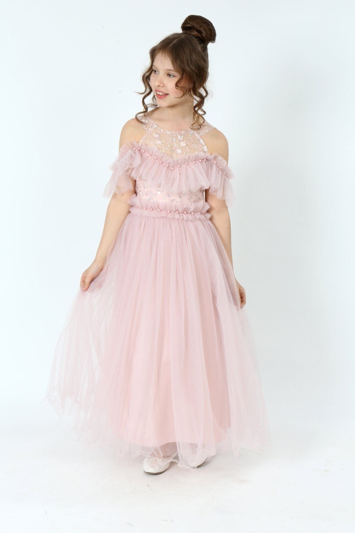 Bardot flower girl dress sales