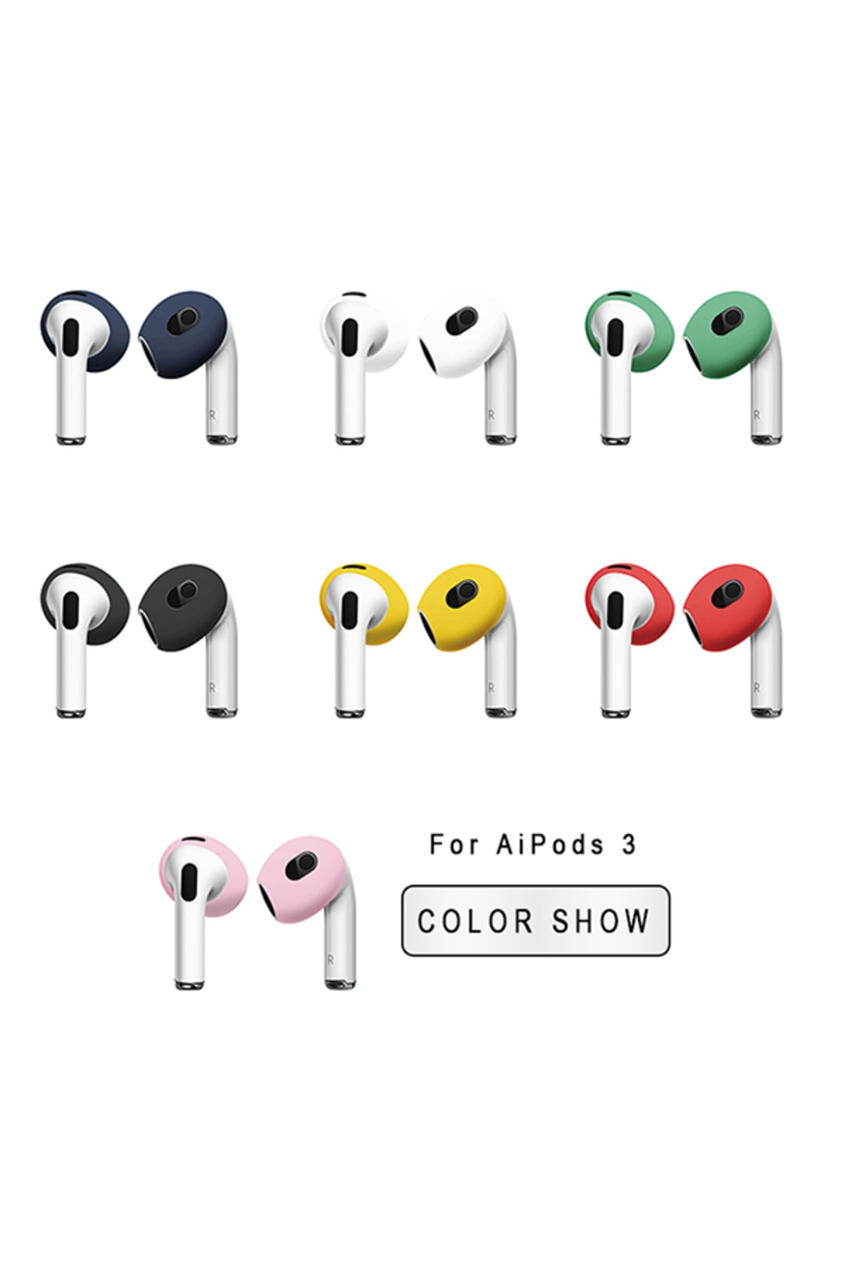 Appl Airpod 3 Kulaklık Kılıfı Silikon 4