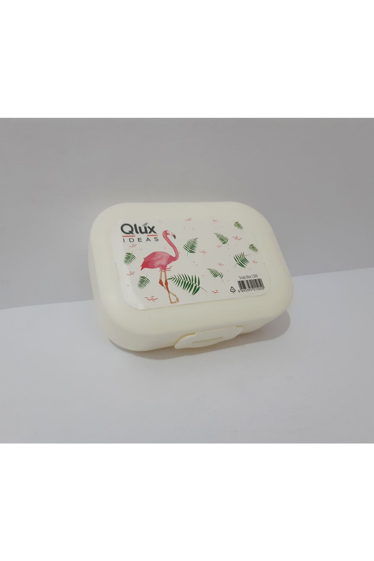renkli çiçekler-Box Soap Dish Lockable Plastic Soap Box 5