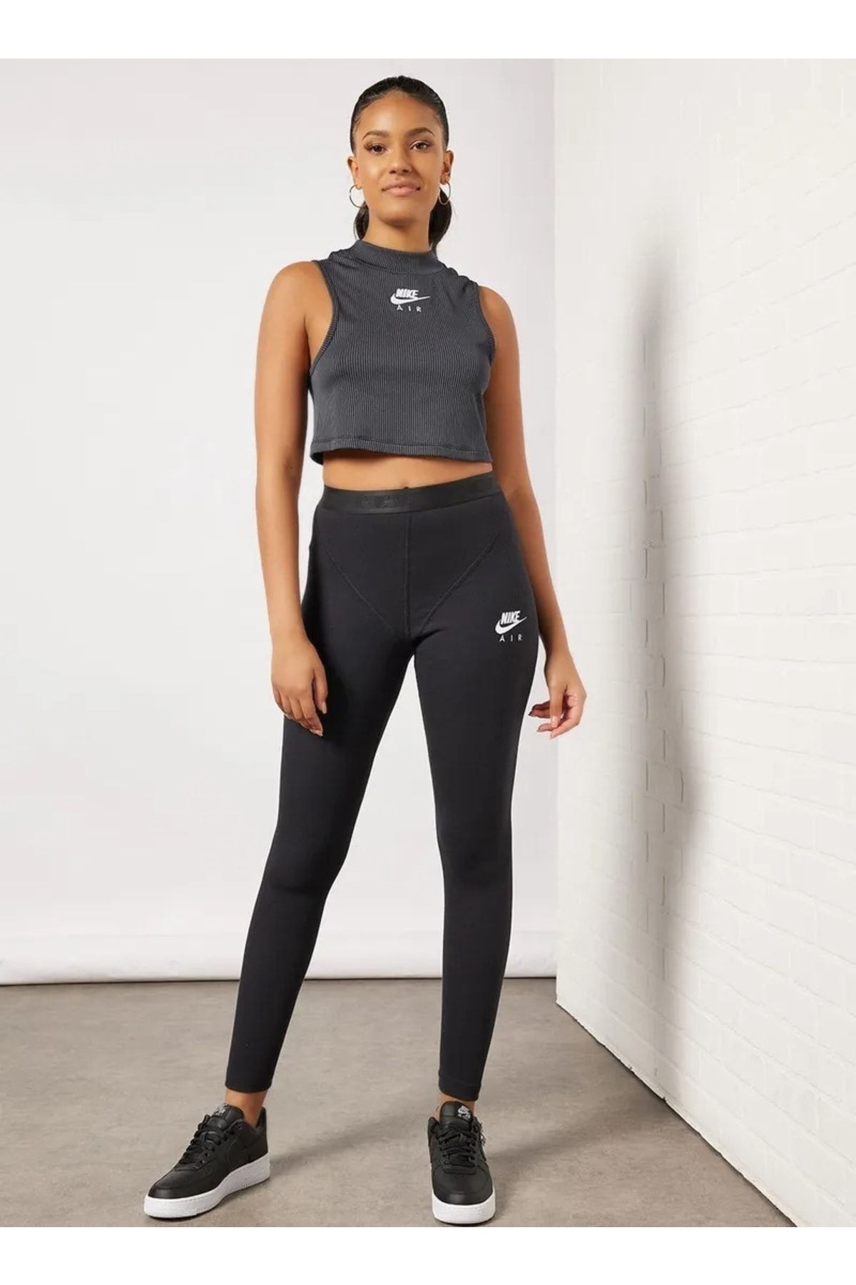 Nike Sportswear Air High-rise Ribbed Women's Tights - Trendyol